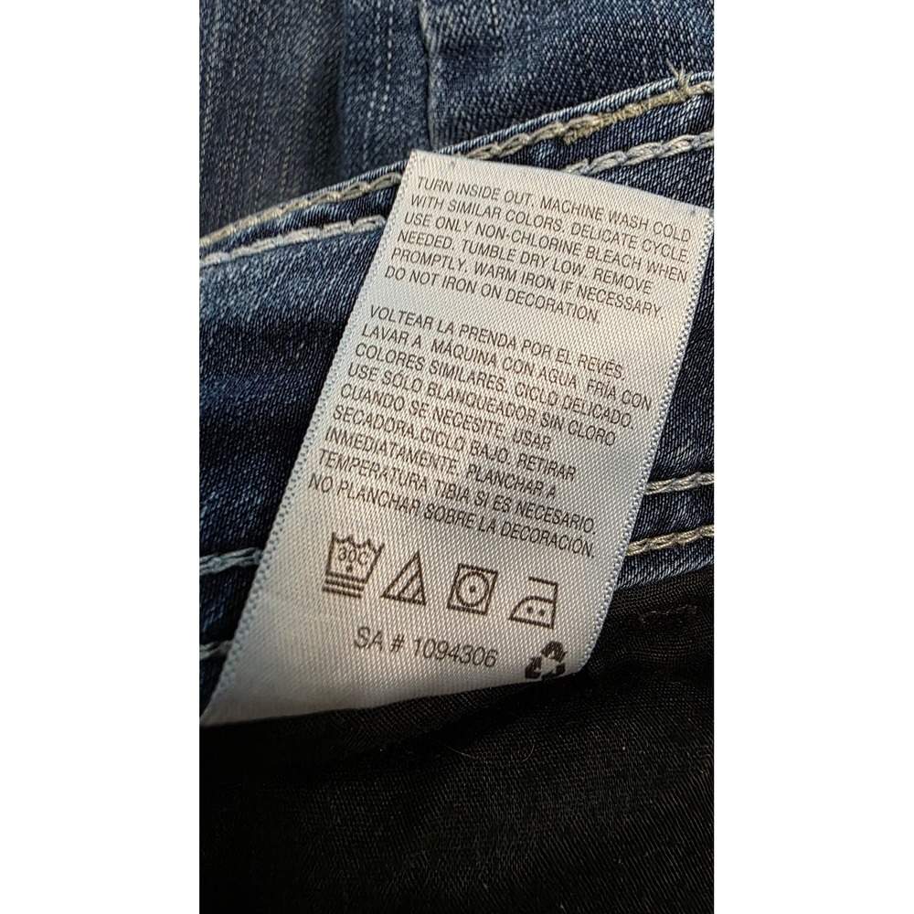 WallFlower Luscious Curvy Fit Bootcut Jeans Medium Wash Blue Size 13 REG - Picture 9 of 10